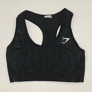 Gymshark Mercury Seamless Sports Bra Black Size S